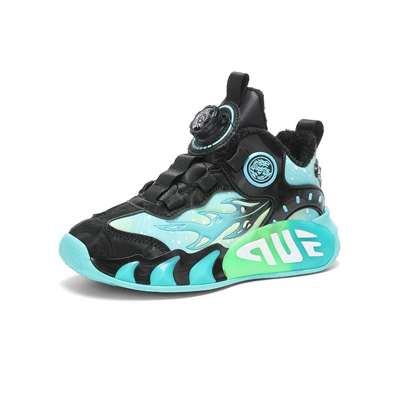 New Kids Sneakers Winter Warm Cotton Shoes for Children Casual Sports Shoes Boys Girls Anti-slippery Waterproof Tennis Trainers