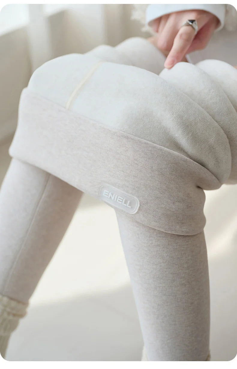 Winter Warm Leggings Women Black High Waist Skinny Warm Formal Pants Stretch Thick Fleece Women's Leggings Winter Outwear 2025