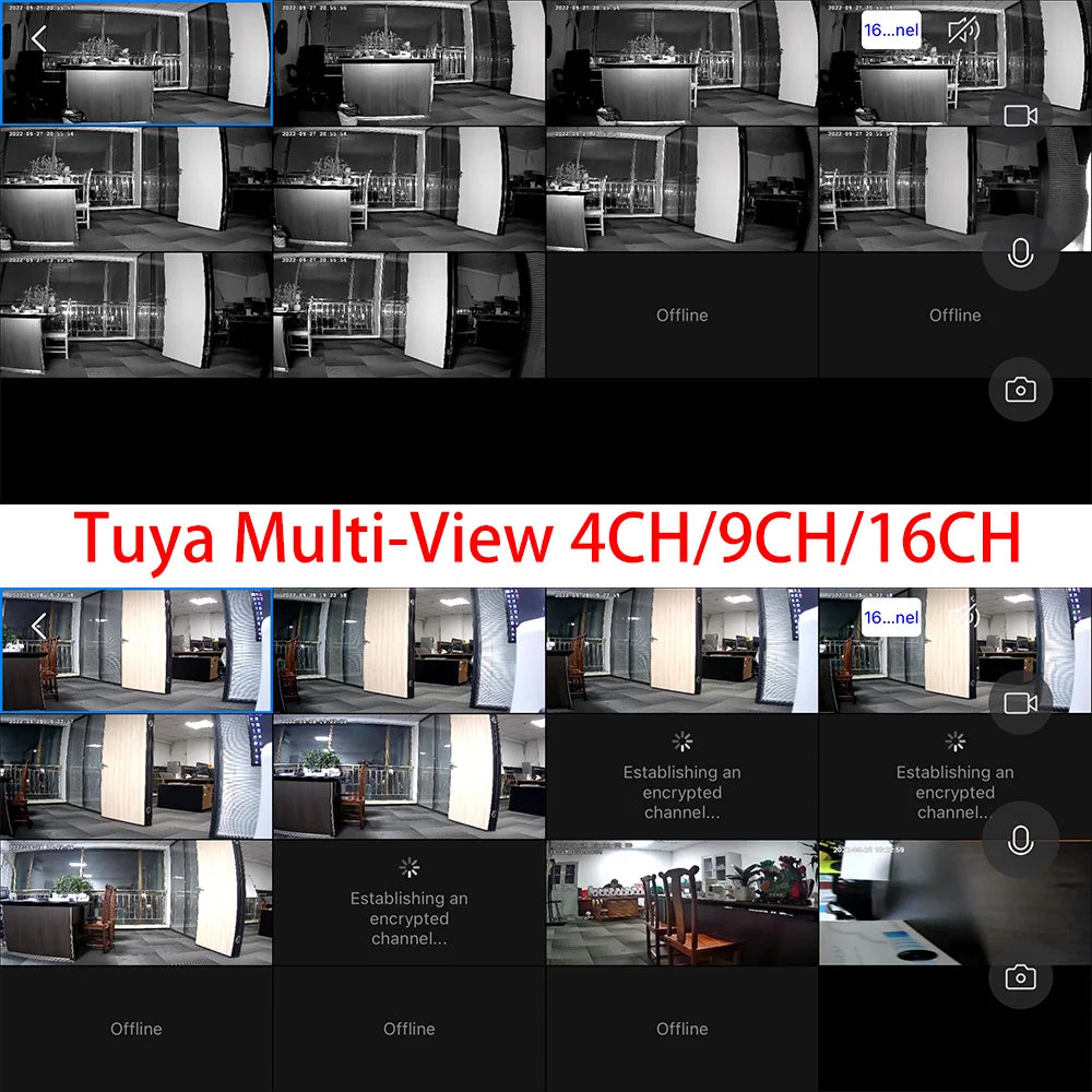 Tuya Smart 9000mAh Rechargeable Battery 3.5W Solar IP65 Outdoor Wireless WIFI 3MP Surveillance Siren CCTV Camera Alexa Google