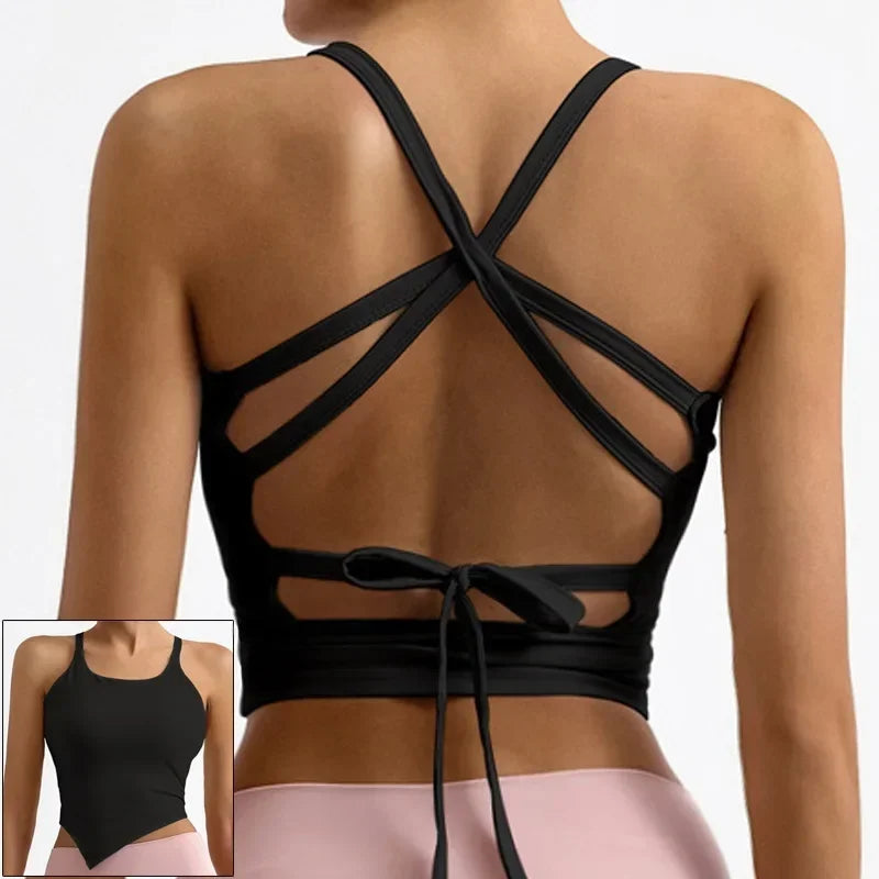 Cloud Hide Black Sports Bra Women Fitness HOT Girl Underwear Push Up Yoga Crop Top Bras Solid Athletic Vest Gym Shirt Sportswear