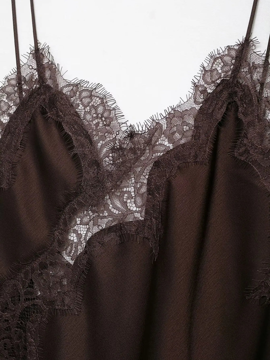 UNIZERA Women's Lace Asymmetrical Dress Sexy Suspender Summer 2025 New Temperament Fashionable