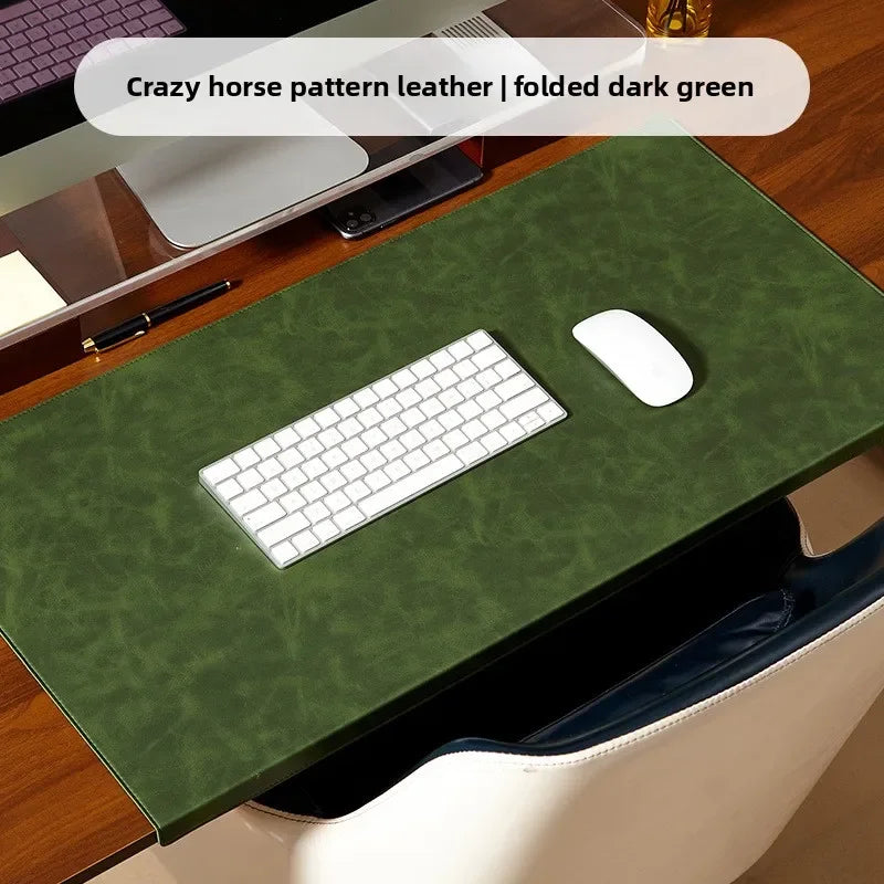 Folding Big Mouse Pad Elbow Guard Wrist guard PU Laptop Non-slip Easy To Clean Keyboard Mats Office Desk Mat Gaming mousepad