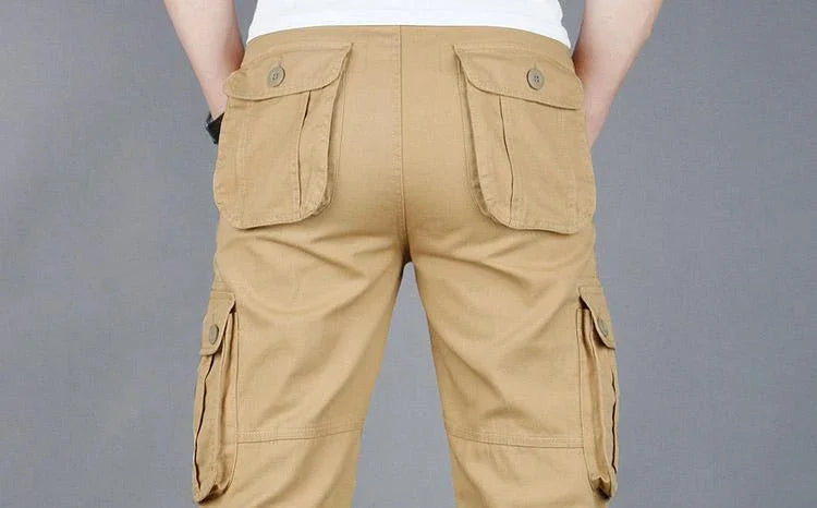 Tactical Cargo Pants Men Cotton Overalls Outdoor Work Trousers Big Size Hombre Clothing Camo Hiking Pants