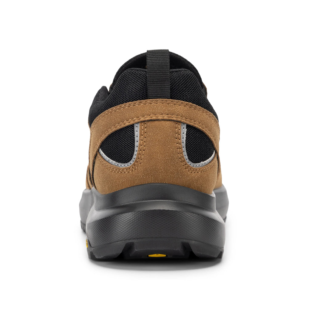 FitVille Men's Shoes Wide Hiking Comfortable  Slip on Loafers Go Walking and Trekking Trails  Sneakers with Arch Support