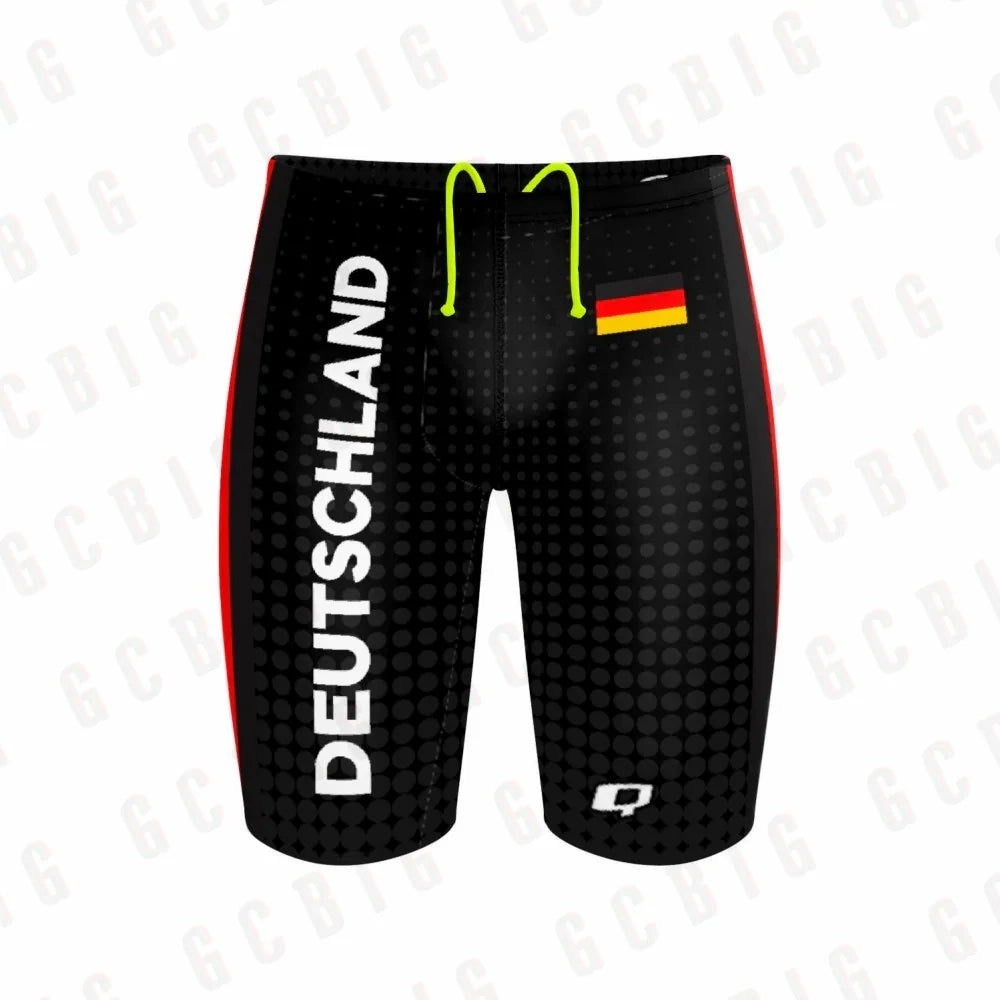 2023 New Boys Jammers Sports Surf Shorts Mens Summer Trunks Swimwear Training Swim Shorts Trunks Swimsuits Beach Swimming Pants