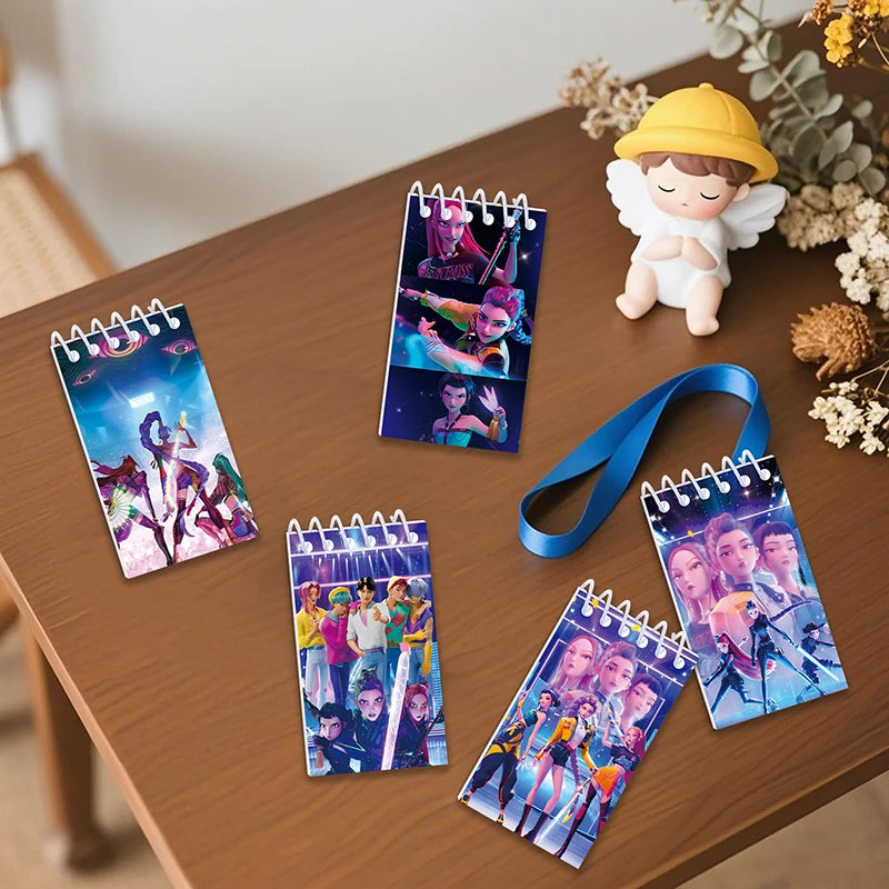 Kpop Demon Coil Notebook, Huntrix Anime Book, Decorative Notebook, Party Gift for Guests, Birthday Party Supplies, Kpop Warrior