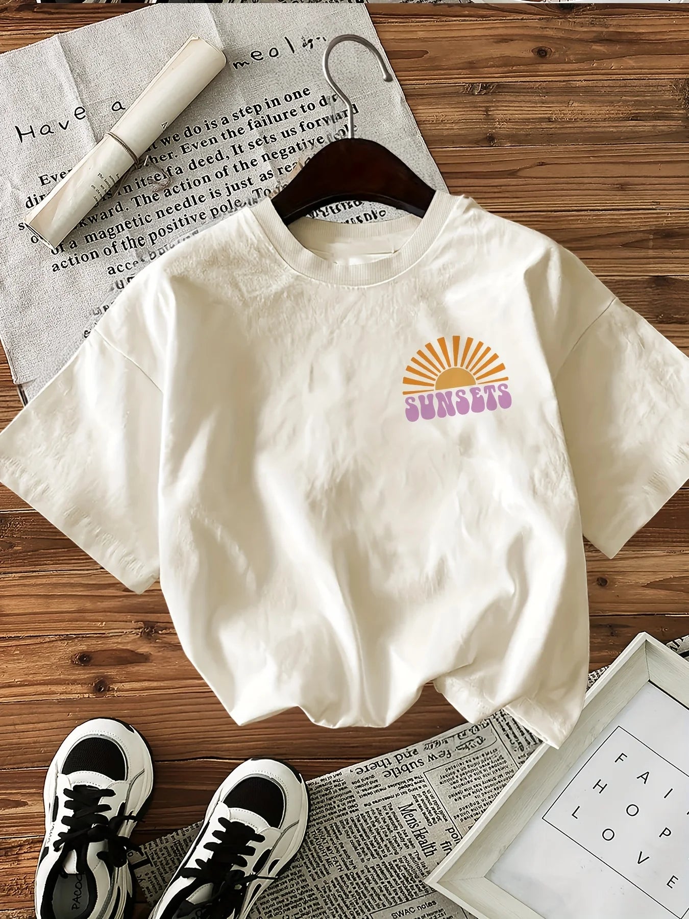 100% Cotton Forever Chasing Sunsets T-Shirts Female Funny T Shirts Egirl Korean Fashion Graphic Tees Tops Women Clothing