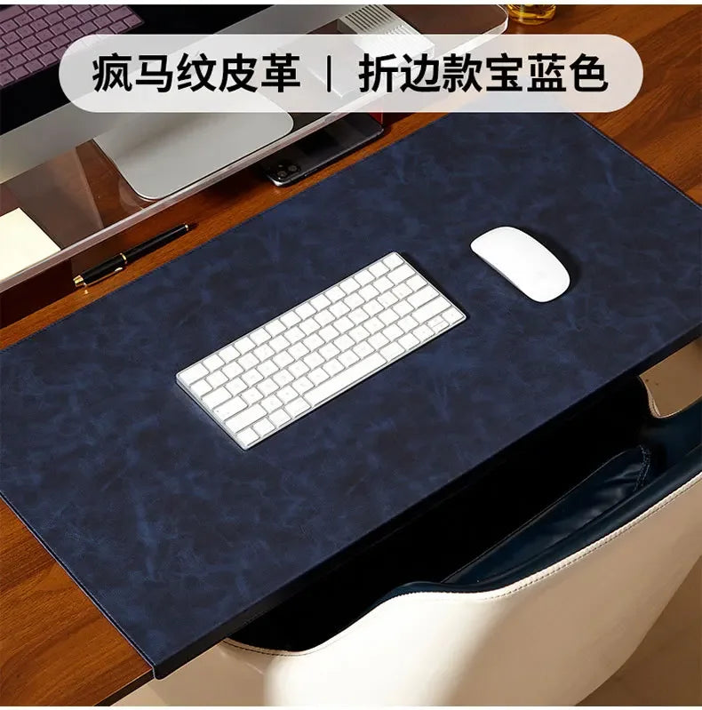 Folding Big Mouse Pad Elbow Guard Wrist guard PU Laptop Non-slip Easy To Clean Keyboard Mats Office Desk Mat Gaming mousepad