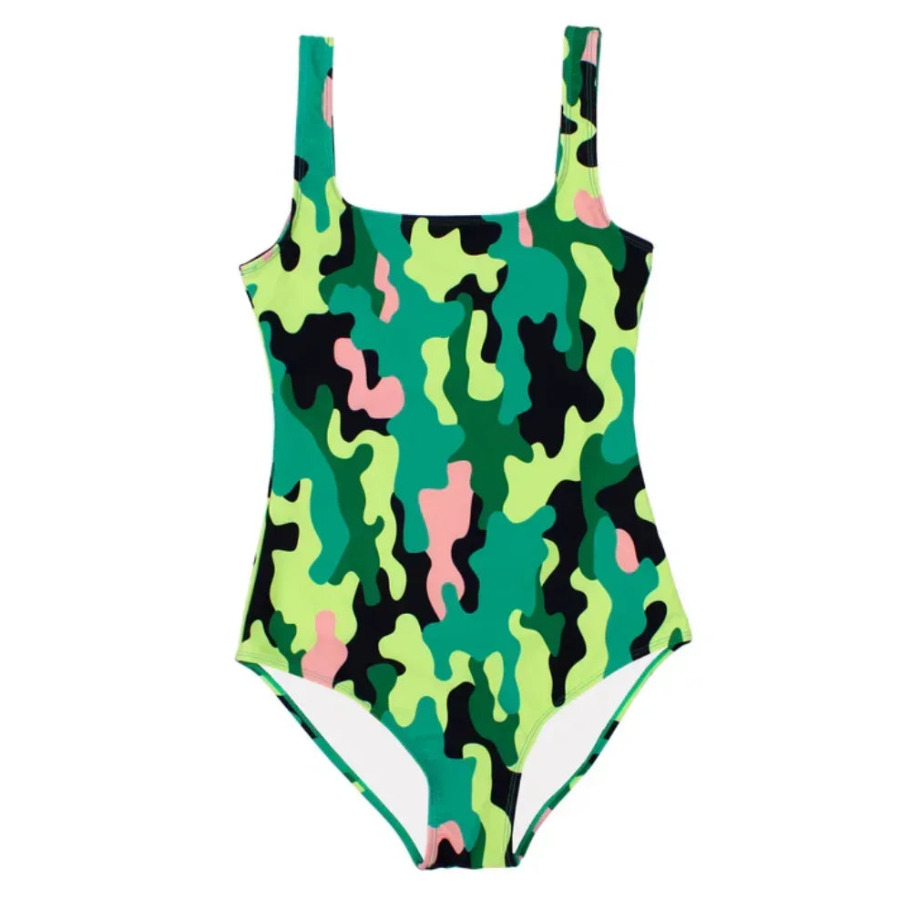 Batoko Swimwear Women Simple Print Support Swimsuit Comfortable And Durable Swimwear For Ocean Winter Summer Swimming 2025 swim