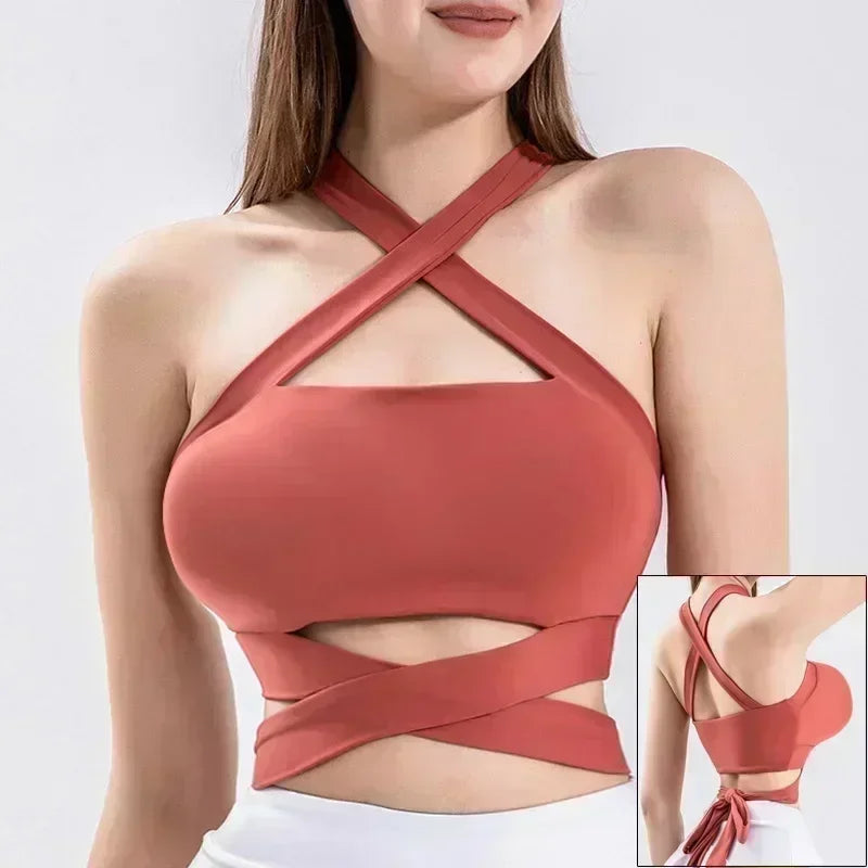 Cloud Hide Front Zipper Sports Bra Women Underwear Push Up Yoga Crop Top Bras Solid Athletic Vest Gym Fitness Shirt Sportswear