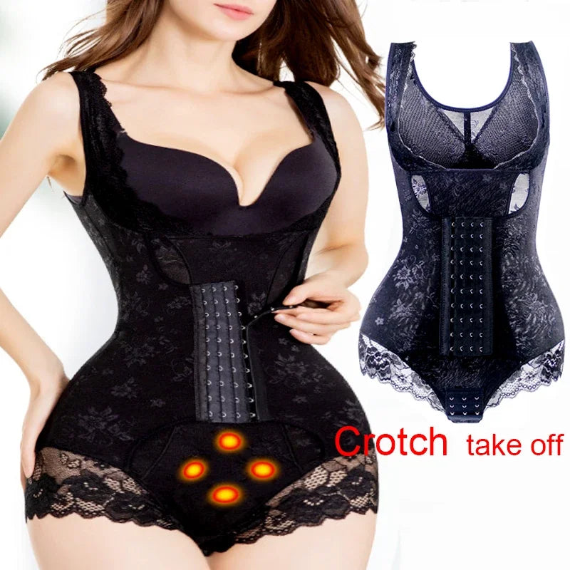 Women Dress Full Body Shaper Slim Tummy Trimmer Seamless Shapewear Thigh Slimmer Bodysuit Waist Trainer Girdle Bodysuits Shapers