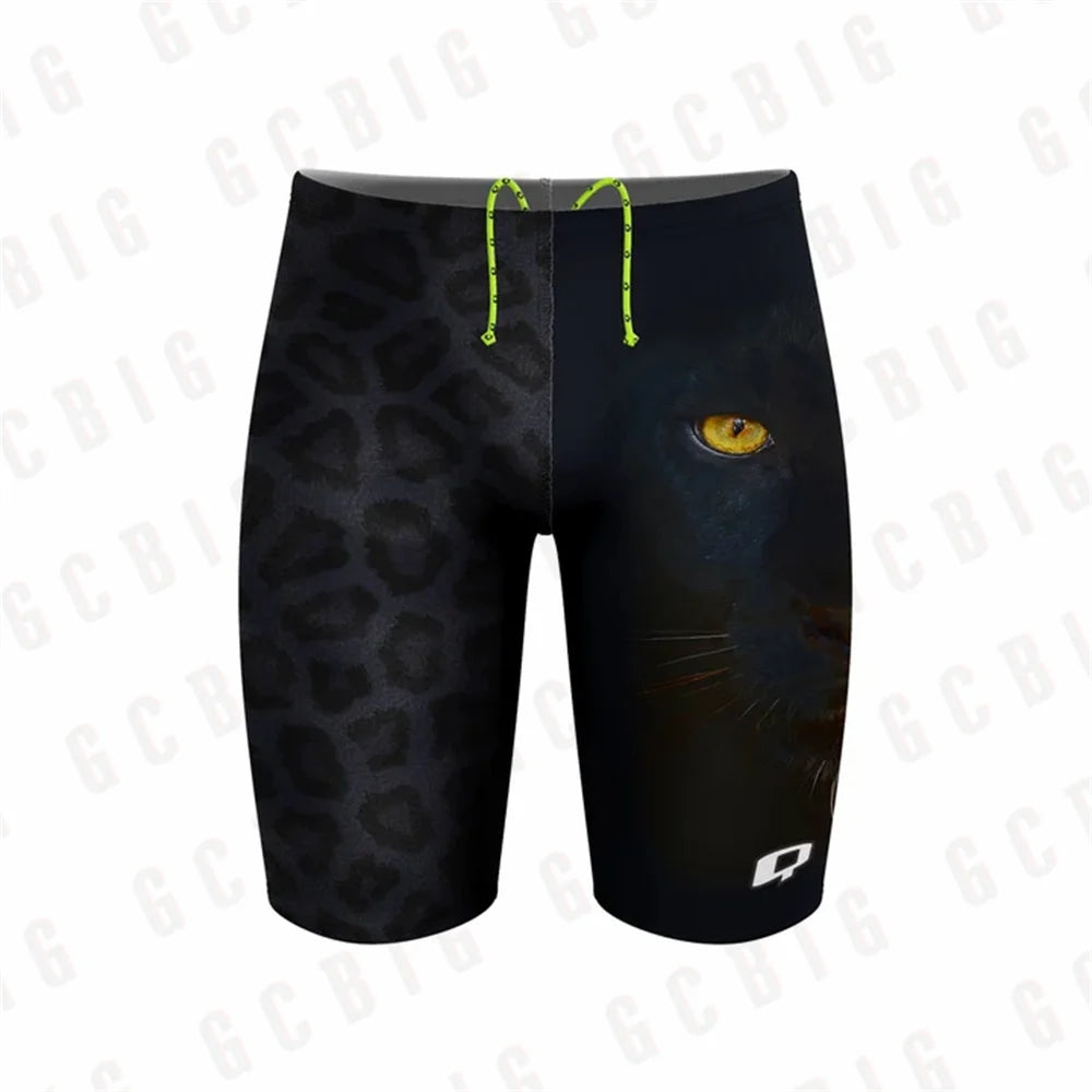 Mens Summer Trunks Swimwear Training Swim Shorts Trunks Swimsuits Boy Jammers Sports Surf Shorts Beach Volleyball Swimming Pants