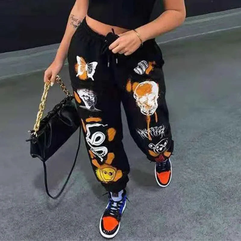 2025 Hot Sale Women's Sweatpants New Fashion Y2K Loose Drawstring Trousers Streetwear Female Home Outdoor Comfort Jogger Pants