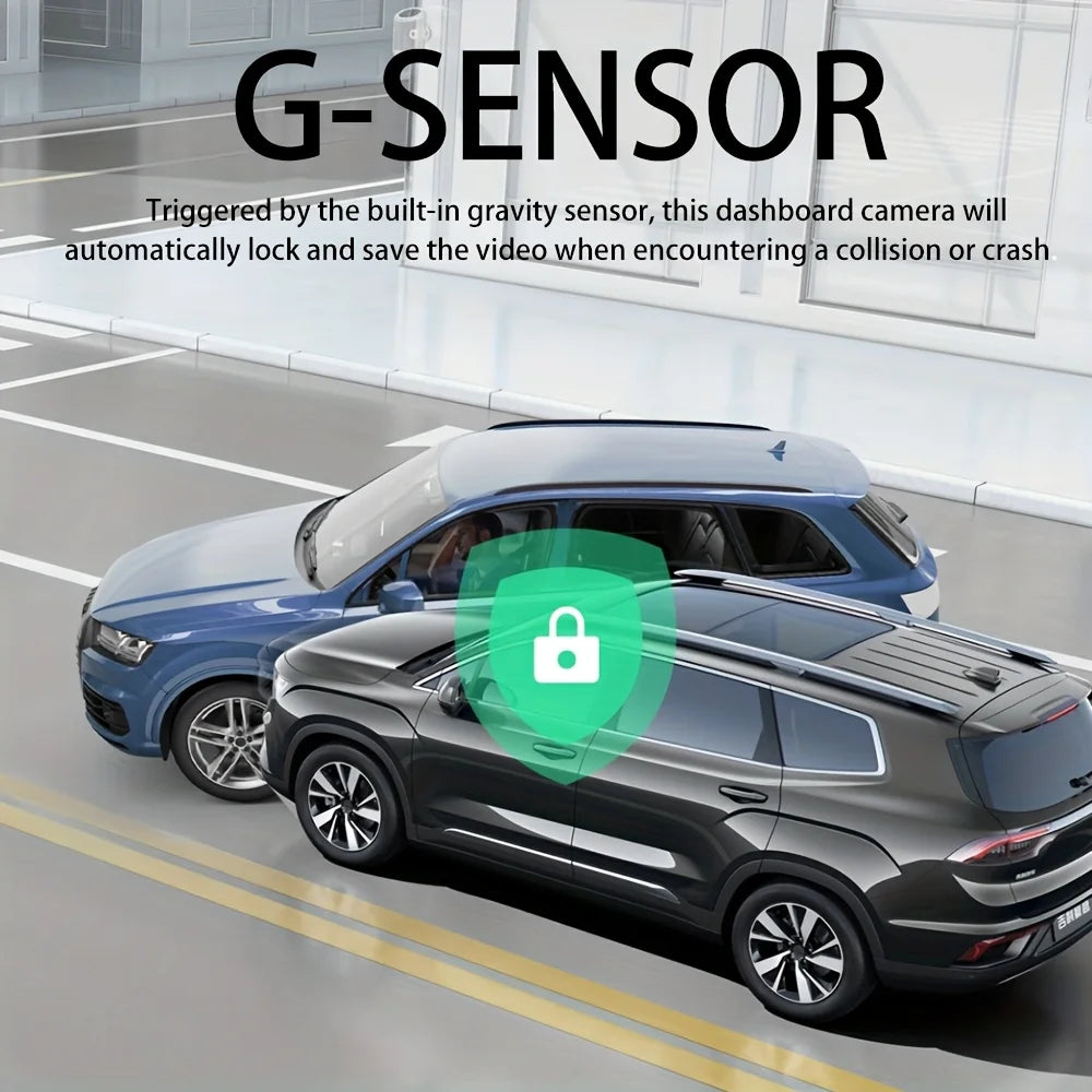 4 Channel Dash Cam wifi dashcam for car dvr Video Recorder Night Vision 24H Parking Monitor Black Box 360° Car Recording Camera