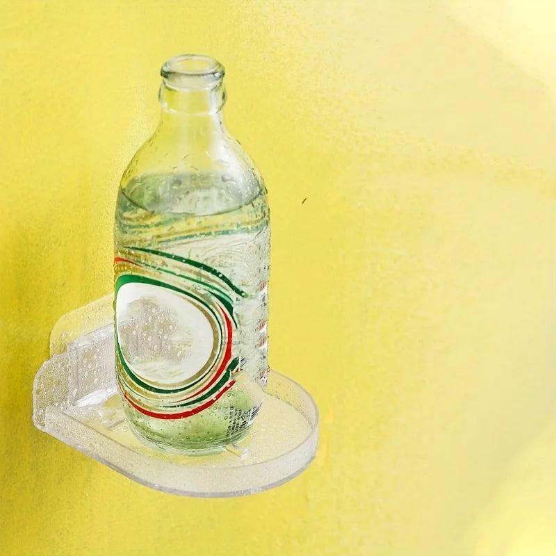 1/2pcs Adhesive Monitor Floating Shelf Security Cameras Baby Monitors Non-Drilling Wall Shelf Office Home Decor Bathroom Storage