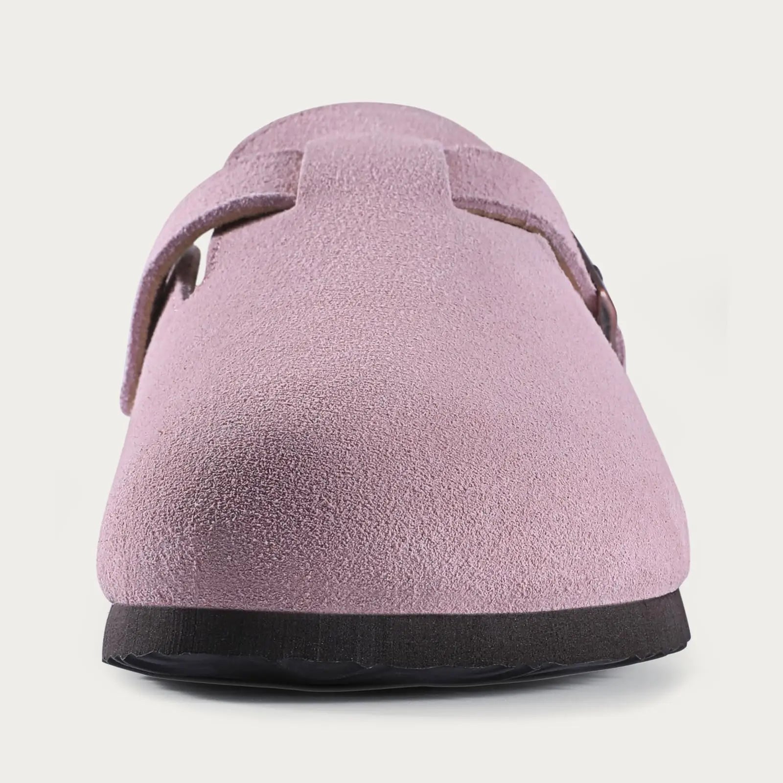 Kidmi Men Clogs Slippers New Suede Clogs For Women Summer Vacation Cork Clogs Slippers Nonslip Casual Home Slipper Double Buckle