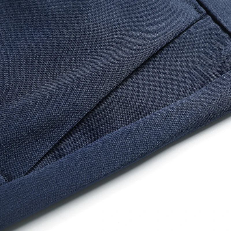 29-42 Men's Summer Pants Thin Straight Stretch Casual Pants with No Trace No Ironing Fabric Silky and Cool Feeling