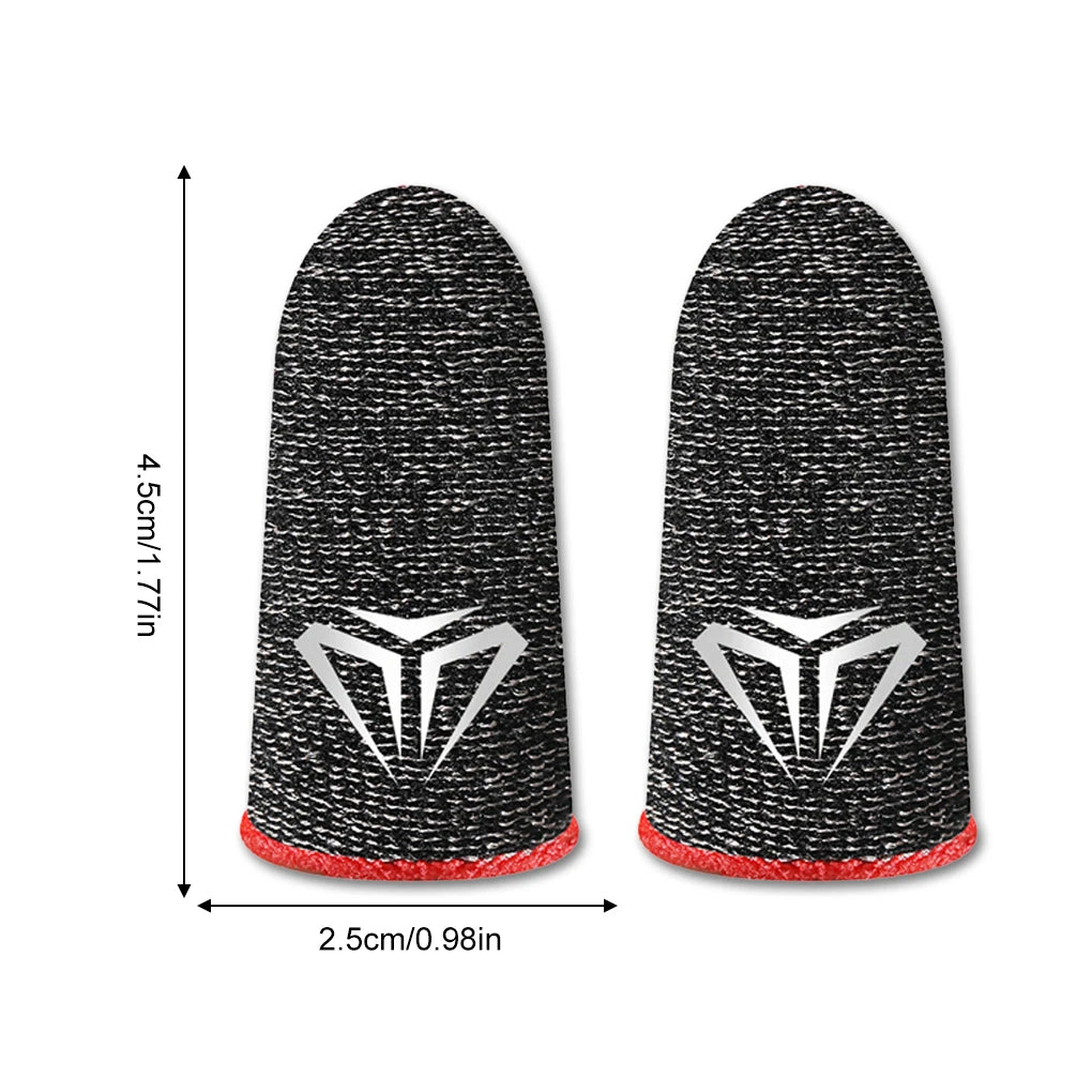 10PCS Mobile Phone Gaming Fingertip Sleeves Sweat-Proof Finger Cover Game Non-slip Touch Screen Thumb Fingertip Sleeves