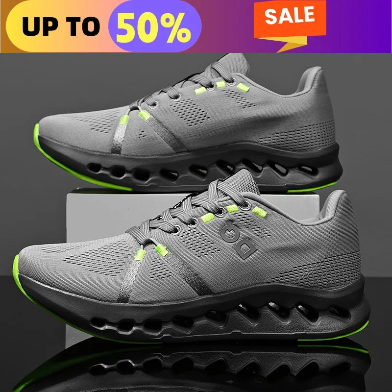 NEW Men Sports Running Shoes Casual Marathon Sneakers Breathable Lightweight Comfort Luxury Brand Men Athletic Tenis Sneakers