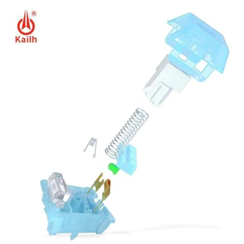 Kailh Box Arctic Fox Switch Clicky Tactile Keyboard Switches 5 Pin 56 gf Tactile Stick feel Mechanical Keyboard Gaming Sawitches