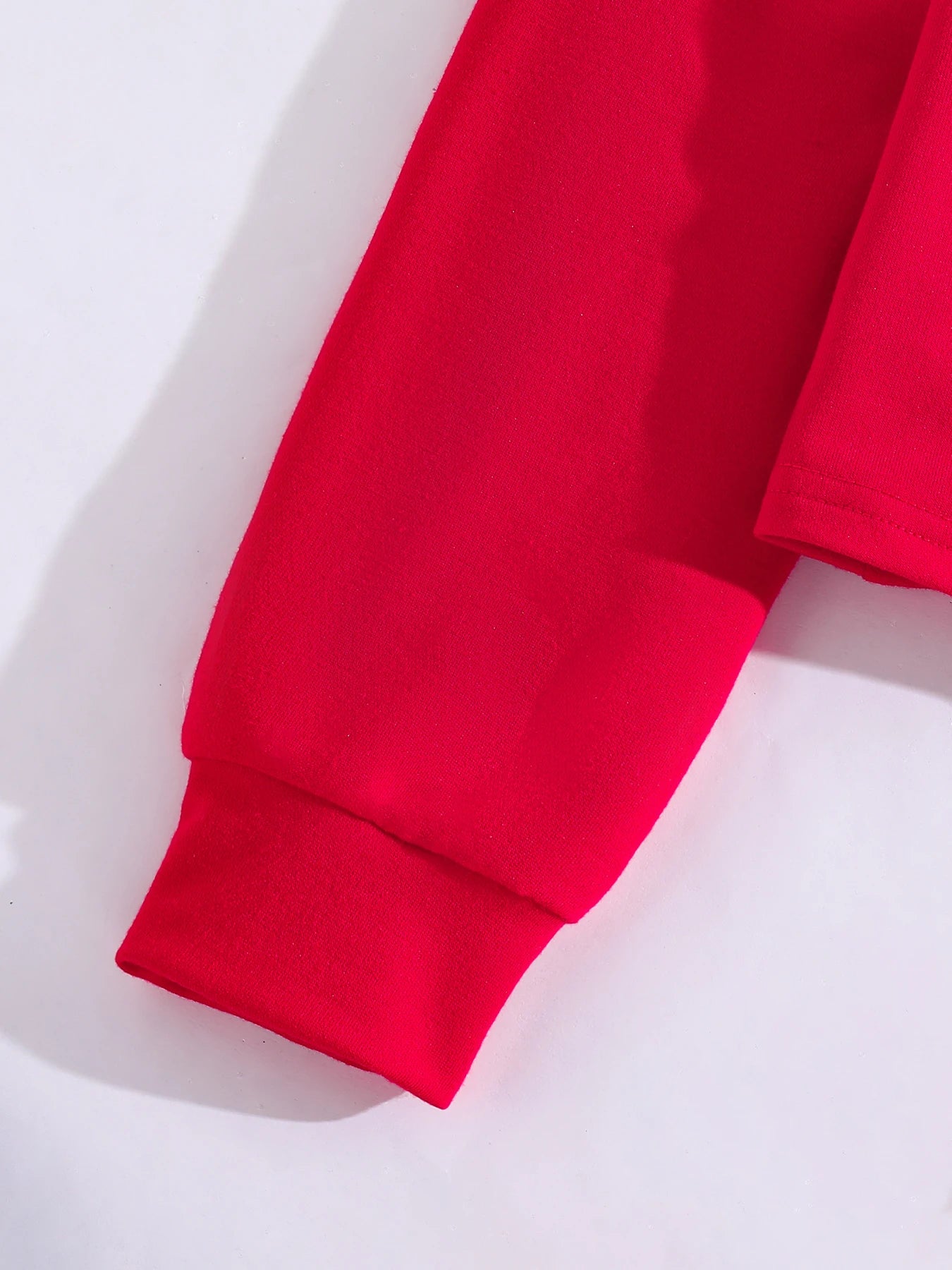 Girls Spring Autumn Fashion Set Red Cartoon Printed Hoodie And Red Plaid Halter Dress Outfit for Kids