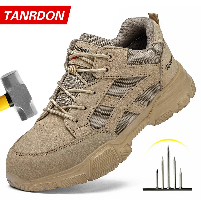 Insulation 10KV Safety Shoes Men Anti-smash Breathable Electrician Welding Work Boots  Puncture-Proof Male Footwear