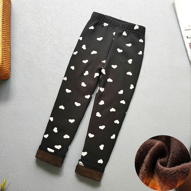 Baby Girl Clothes Kid Legging Girl Winter Autumn Thick Warm Cartoon Leggings Pants Boys Girls Leggings Plus Velvet Trousers