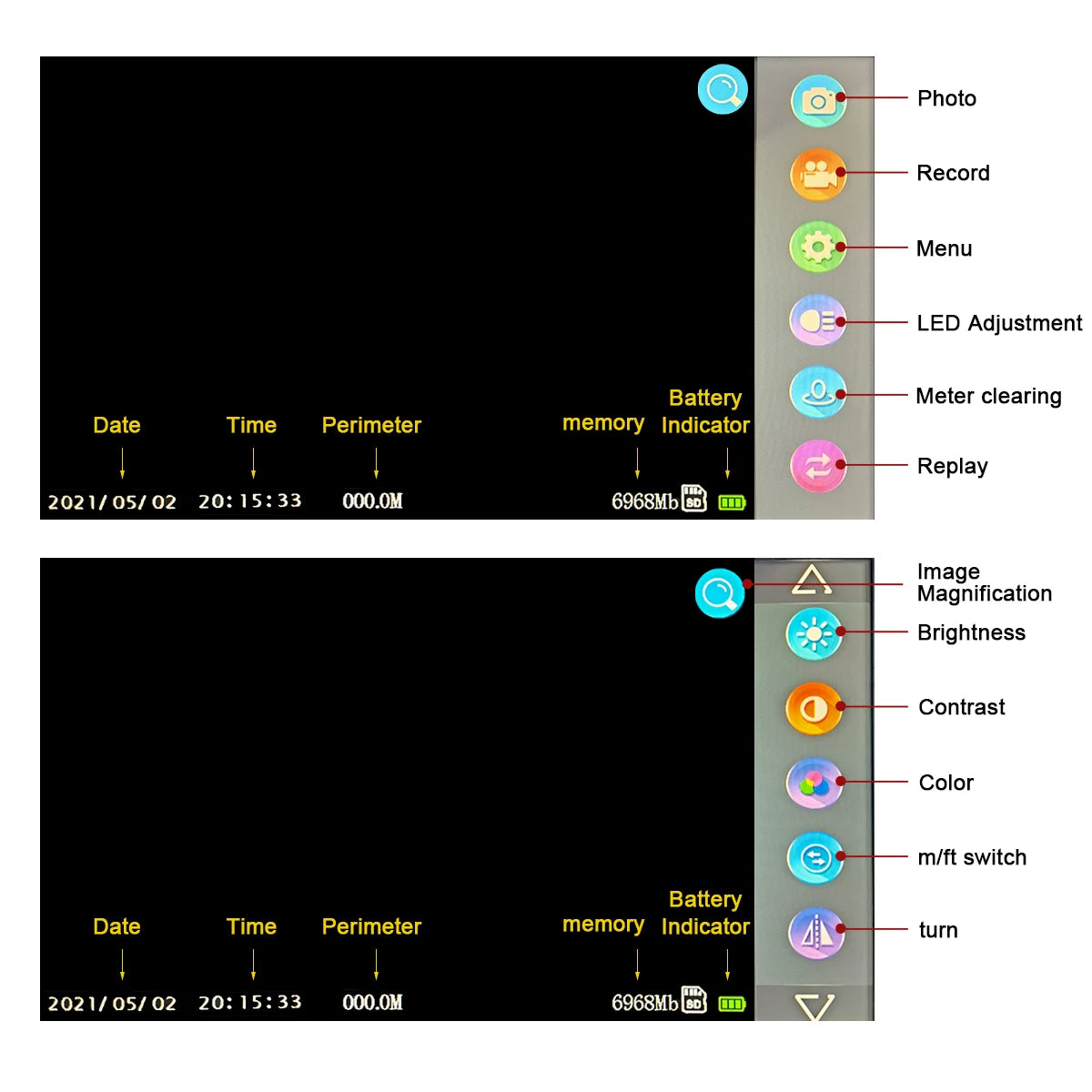 512Hz Transmitter Sonde for Pipeline Location Endoscope Image Self-Leveling DVR,SYANSPAN 23mm Drain Pipe Inspection Camera IP68