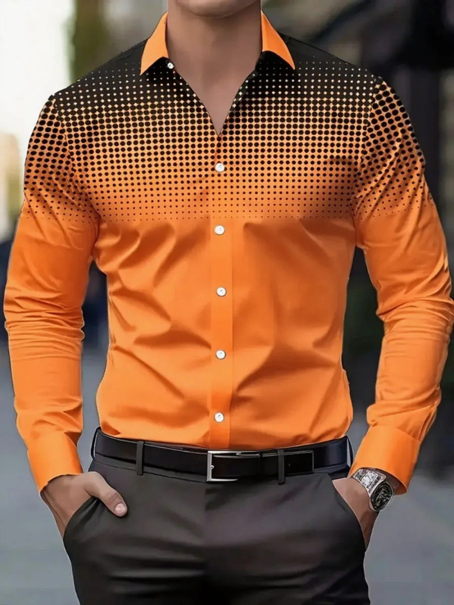 Men's new style shirts, men's business shirts, office shirts, comfortable and soft, designed by experts, quick delivery
