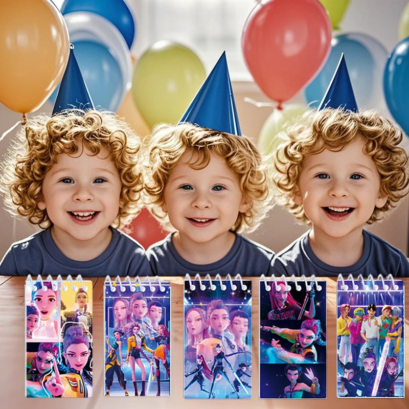 Kpop Demon Coil Notebook, Huntrix Anime Book, Decorative Notebook, Party Gift for Guests, Birthday Party Supplies, Kpop Warrior