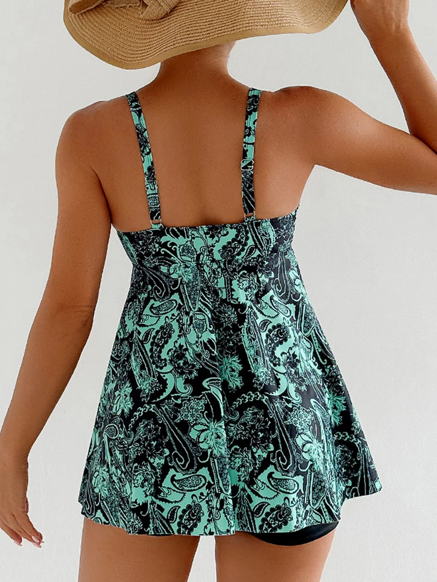 2026 Sexy Strappy Tankini Swimsuit Women High Waist Swimwear Female Beach Dress Bathing Swim Suit Swimming Beachwear Summer XXL