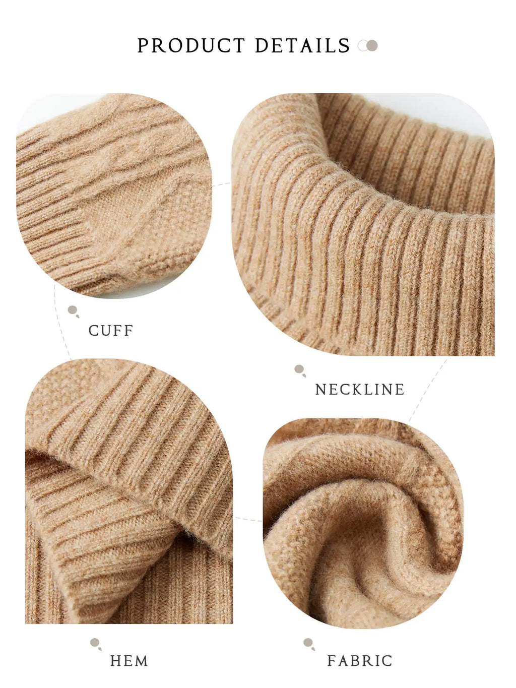 Cashmere Sweater Women Knitted Sweaters 100% Merino Wool Turtleneck Long-Sleeve Knit Pullover 2022 Winter Autumn Jumper Clothing
