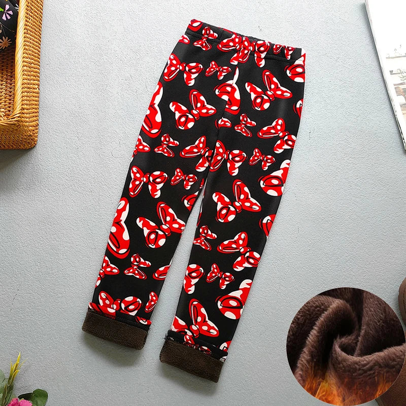 Baby Girl Clothes Kid Legging Girl Winter Autumn Thick Warm Cartoon Leggings Pants Boys Girls Leggings Plus Velvet Trousers