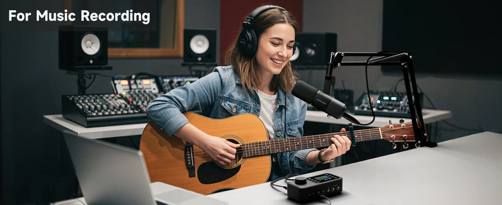 NearStream USB XLR Dynamic Microphone Boom Arm Professional PC Mic for Gaming Studio Set Podcast Recording Streaming Microphone