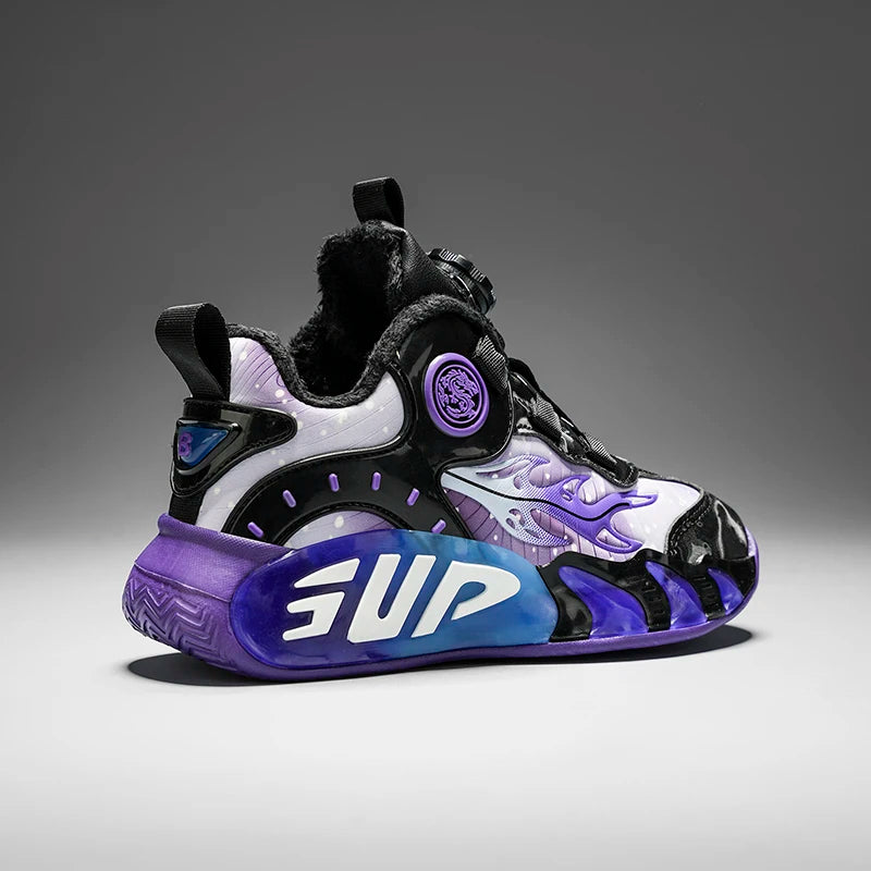 New Kids Sneakers Winter Warm Cotton Shoes for Children Casual Sports Shoes Boys Girls Anti-slippery Waterproof Tennis Trainers