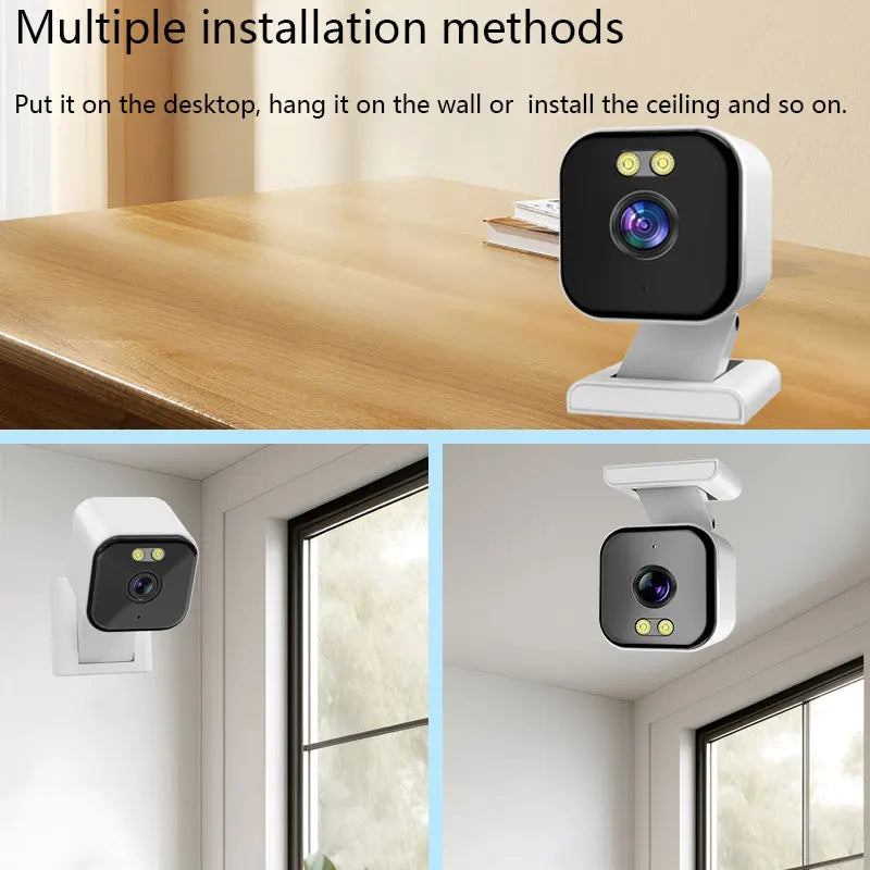 WiFi Tuya Camera Smart Home Security Camera 4MP HD Color Night Baby Monitor Two Way Audio Video Surveillance Security