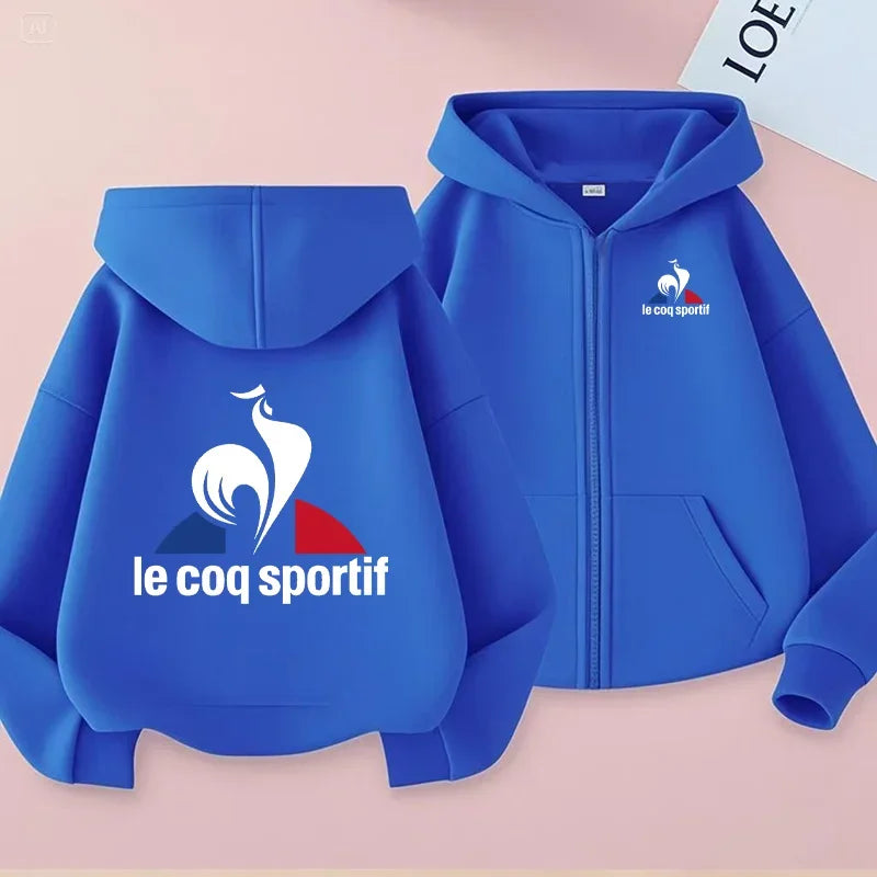 Zipper Hoodie Sweatshirt Children’s Clothing Girls’ and Boys’ Sweatshirt Zipper Hoodie Baby Casual Top