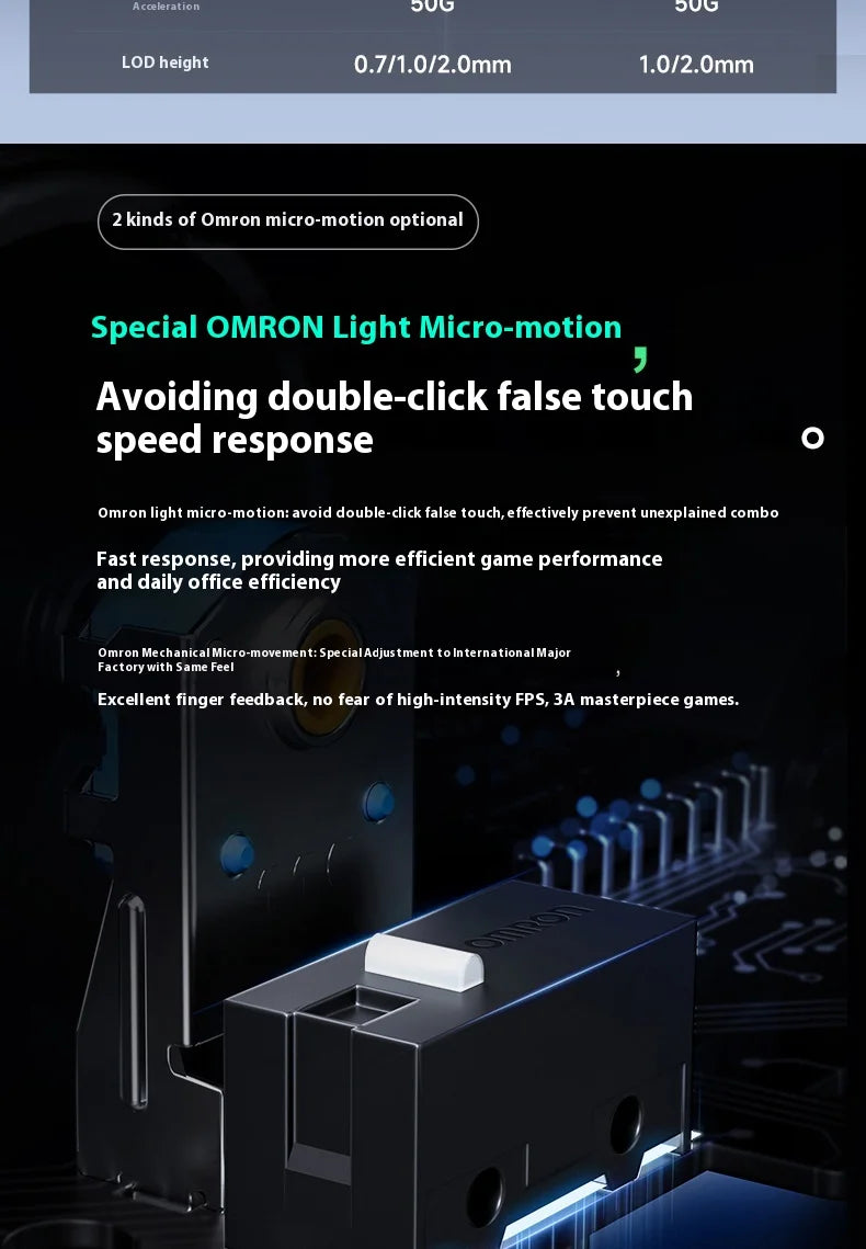 MCHOSE A7 Ultra Mouse Esports GamesThree Modes Pro Wireless Bluetooth PAW3395 Lightweight Laptop Office Mouse Support Ergonomics