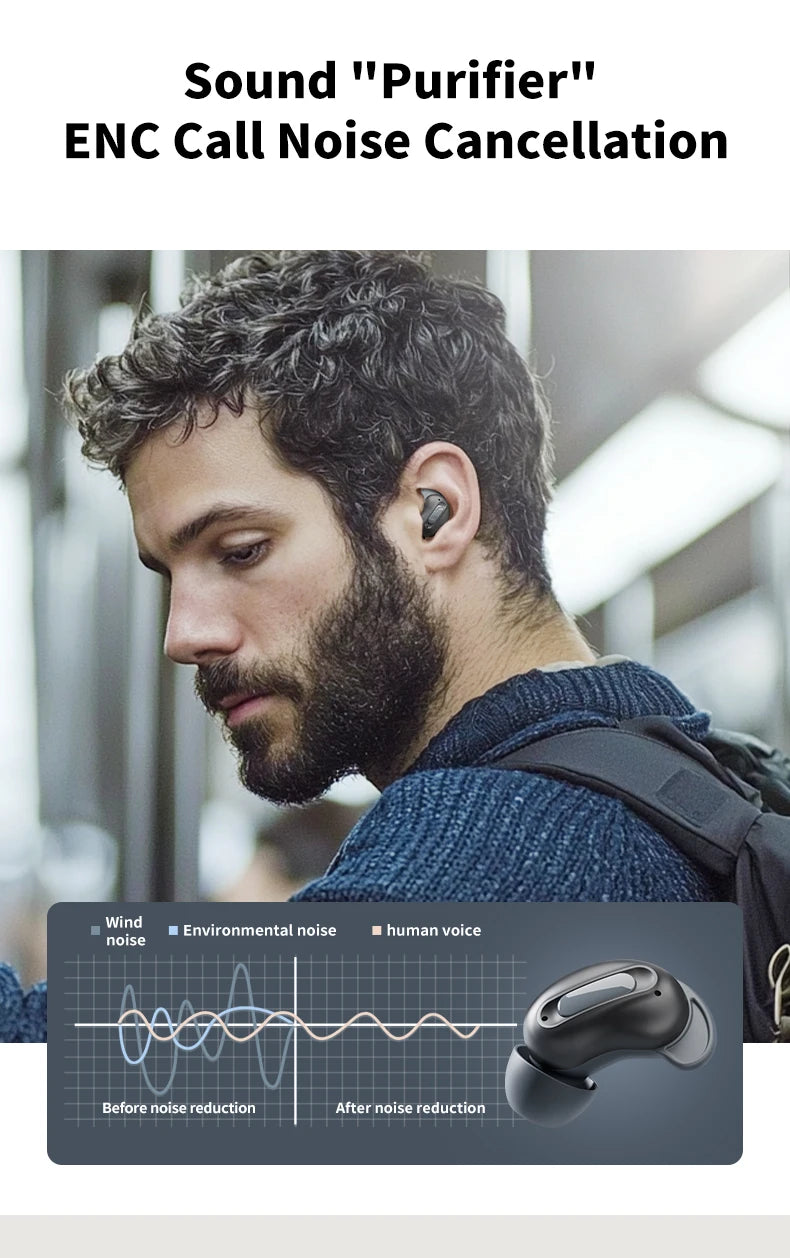 Xiaoyou In-Ear Bluetooth Headphones with Active Noise Cancellation, Specialized for Sleep