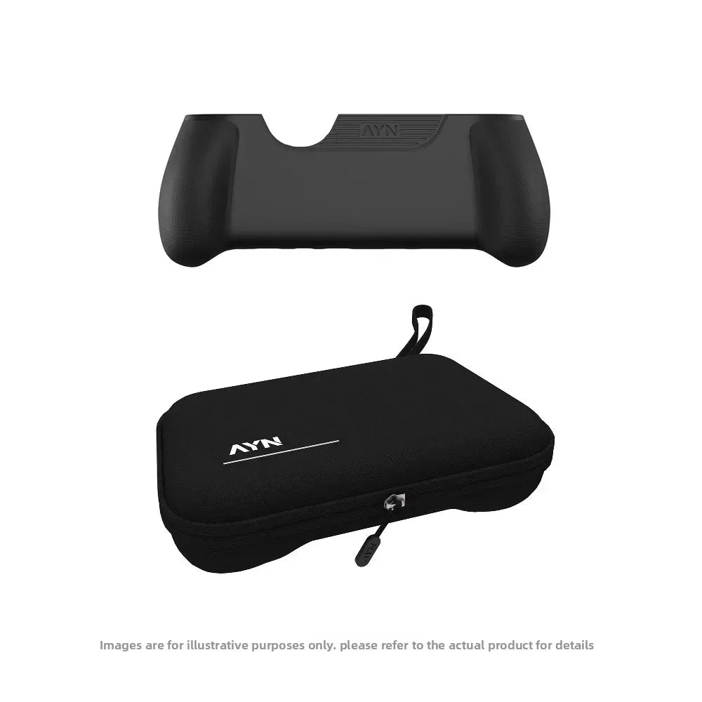 AYN THOR Protective Case Dual Screen Flip Up Handheld Device Gaming Accessories Storage Bag Lanyard Soft Bag For AYN THOR Gifts