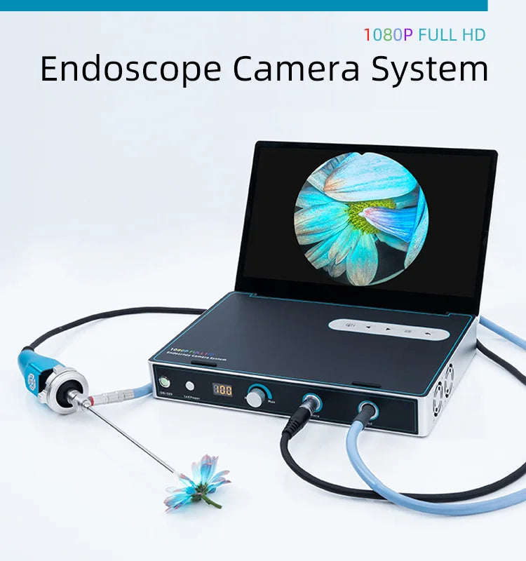 Medical Full HD Endoscope Unit Endoscopic Camera System Endoscopy Equipment With LED Light Source For ENT Surgical Visualization