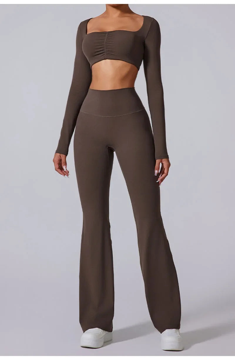 Cloud Hide Leisure Sports Trousers Home Workout Long Yoga Pants for Women Gym Fitness Running Leggings High Waist Street Tights