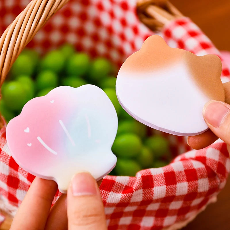 60Sheets Cartoon Gradient Memo Pads Scrapbooking Sticker School Supplies Post Sticky Notes Office Stationery