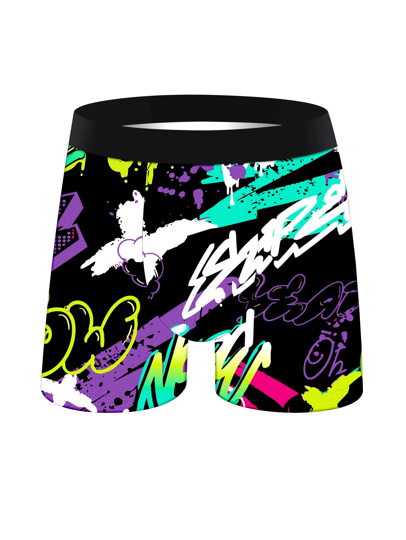 10Pcs Men'S Underwear Soft Comfortable Loose Skin-Friendly Men'S Long Boxers Briefs Trendy Colorful Fashionable Men'S Pants