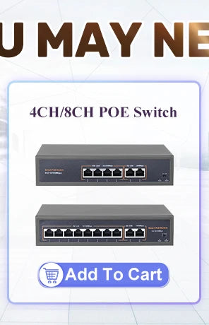 Techage 4MP 5MP 4K Security Metal POE IP Camera H.265 Outdoor Two Way Audio Video Surveillance AI IP Camera for NVR System