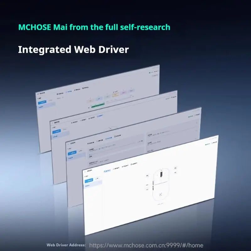 MCHOSE A7 Ultra Mouse Esports GamesThree Modes Pro Wireless Bluetooth PAW3395 Lightweight Laptop Office Mouse Support Ergonomics