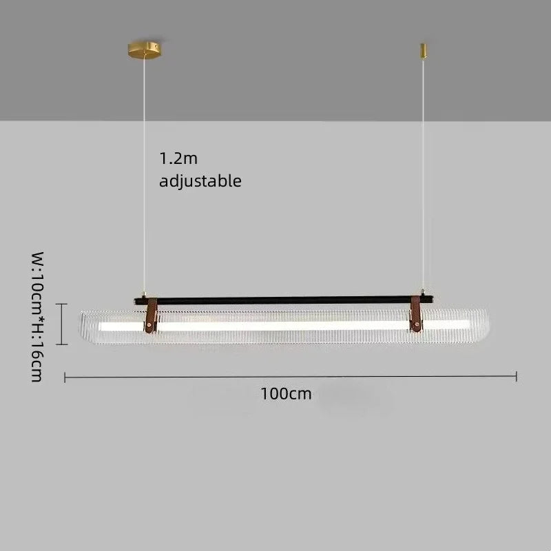 Nordic minimalist acrylic restaurant pendant light LED modern home dining table restaurant bar counter office desk lighting