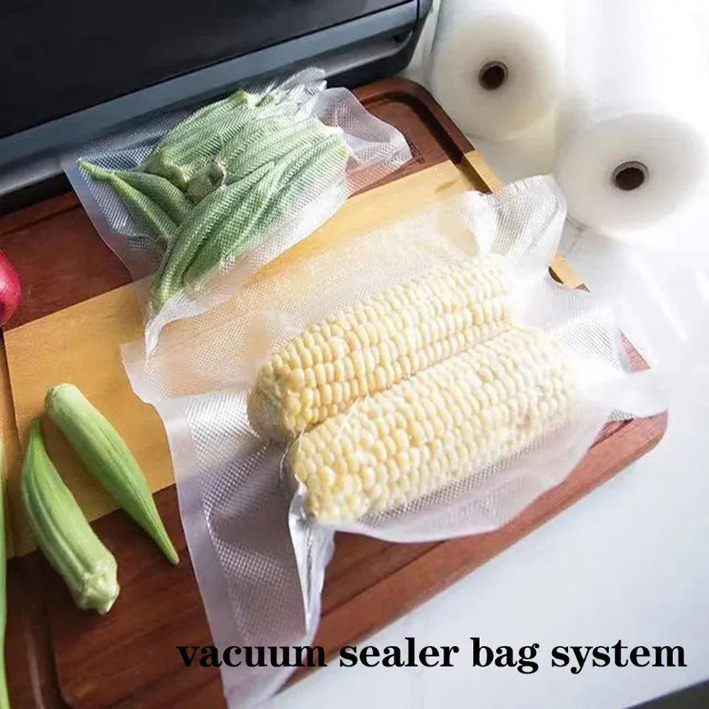 Vacuum Sealer Bags Roll Food Storage Sous Vide Kitchen Packaging 12-30cm Width 5m Length Airtight Freshness Bags