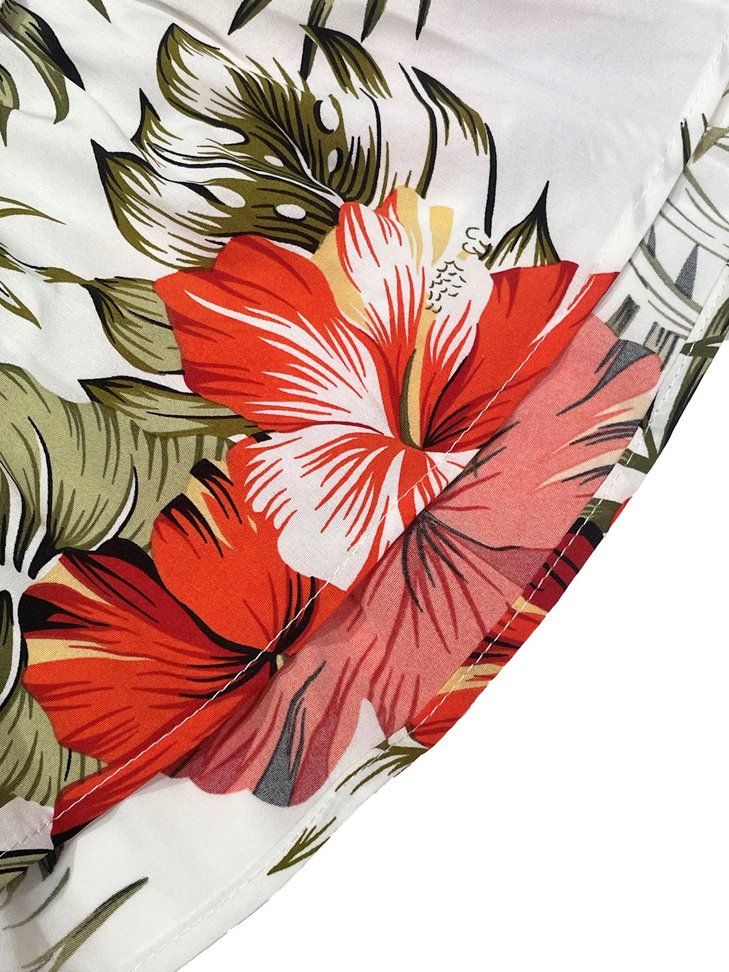 Women's Floral Print Lace Hollow Out Strapless Dress - Sleeveless Summer Boho Beach Maxi Dress