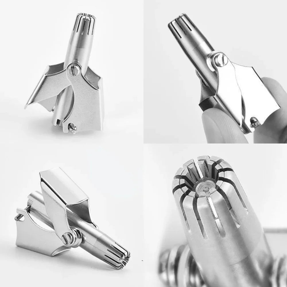 1pc Portable Washable Ear Hair Trimmer Cleaning Without Rusting Painless Nose Hair Trimming Small Men's Portable Razor Low Noise